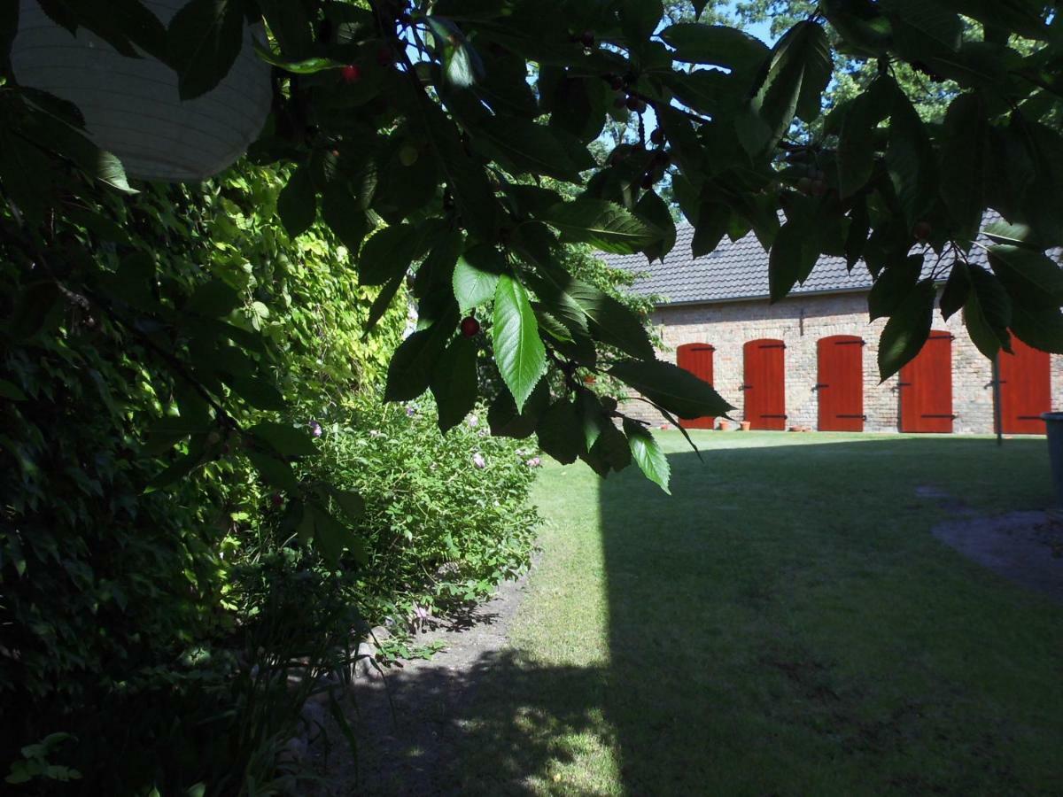 Schlossparkferienwohnungen Rheinsberg Mit Garten Bagian luar foto