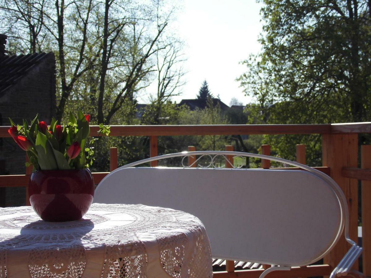 Schlossparkferienwohnungen Rheinsberg Mit Garten Bagian luar foto